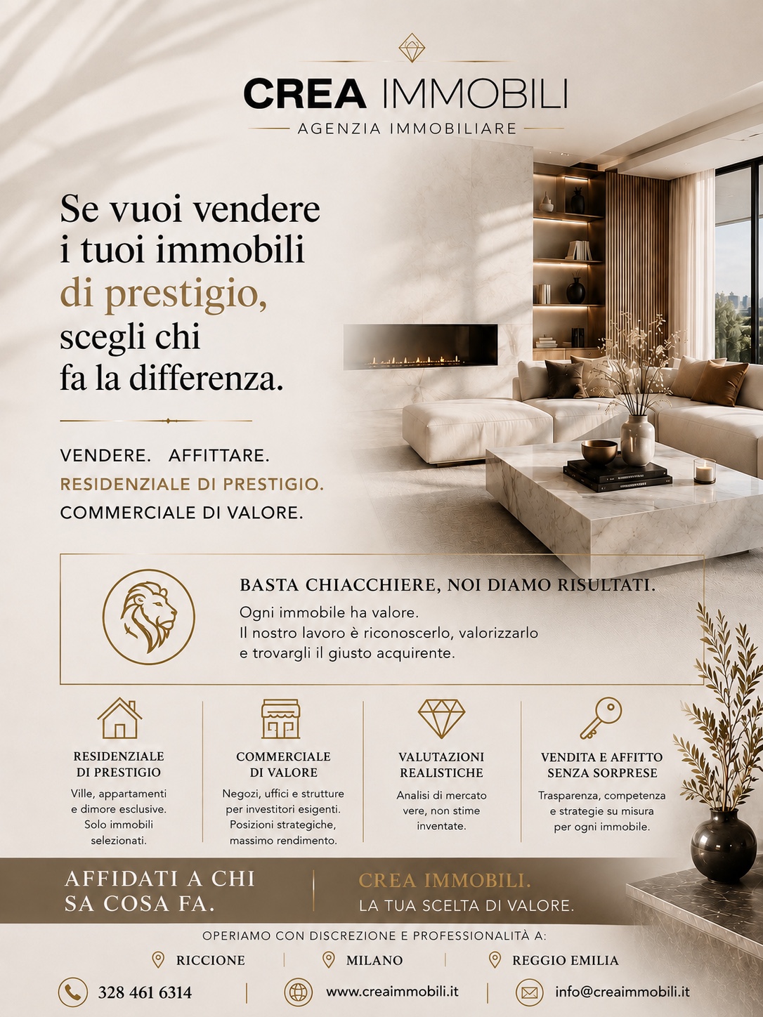 Presentazione dei servizi Crea Immobili